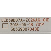 KIT DE LED'S PARA TV JVC (3 PIEZAS) / NUMERO DE PARTE LED39D07A-ZC26AG-01E / 30339007040E / 39000M83 / 201102BB08 / PANEL V400HJ9-PE1 / MODELO LT-40MAW300